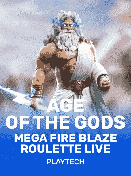 Mega Fire Blaze Age of the Gods Roulette Live